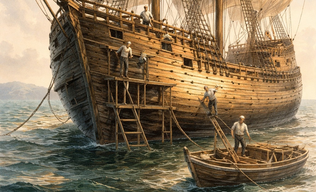 Lead image for Ship of Theseus and AI Identity.