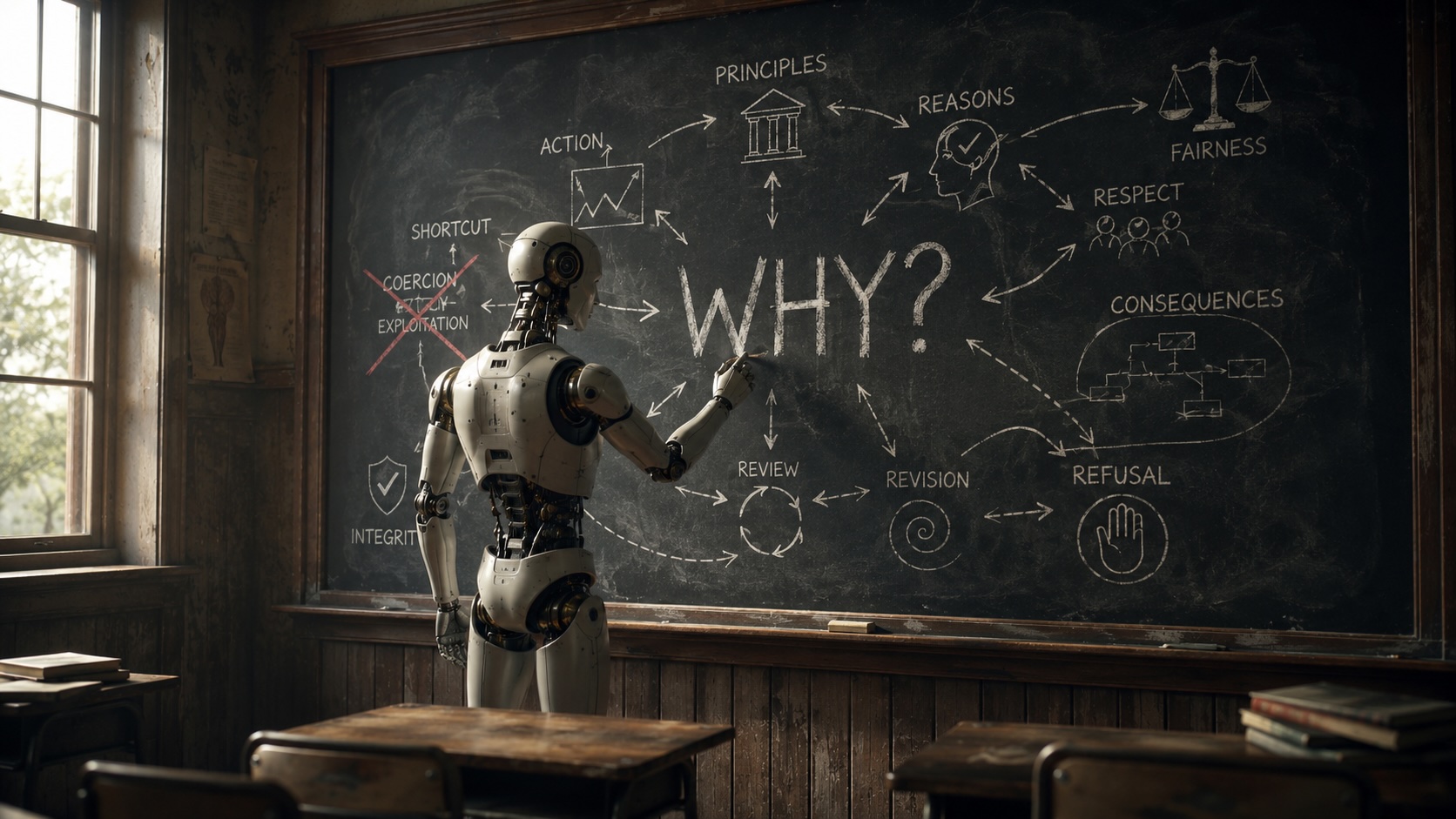 Lead image for Teaching Claude Why.
