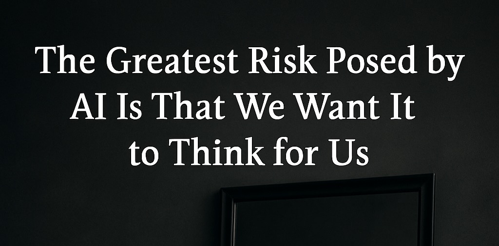Lead image for The Greatest AI Risk.