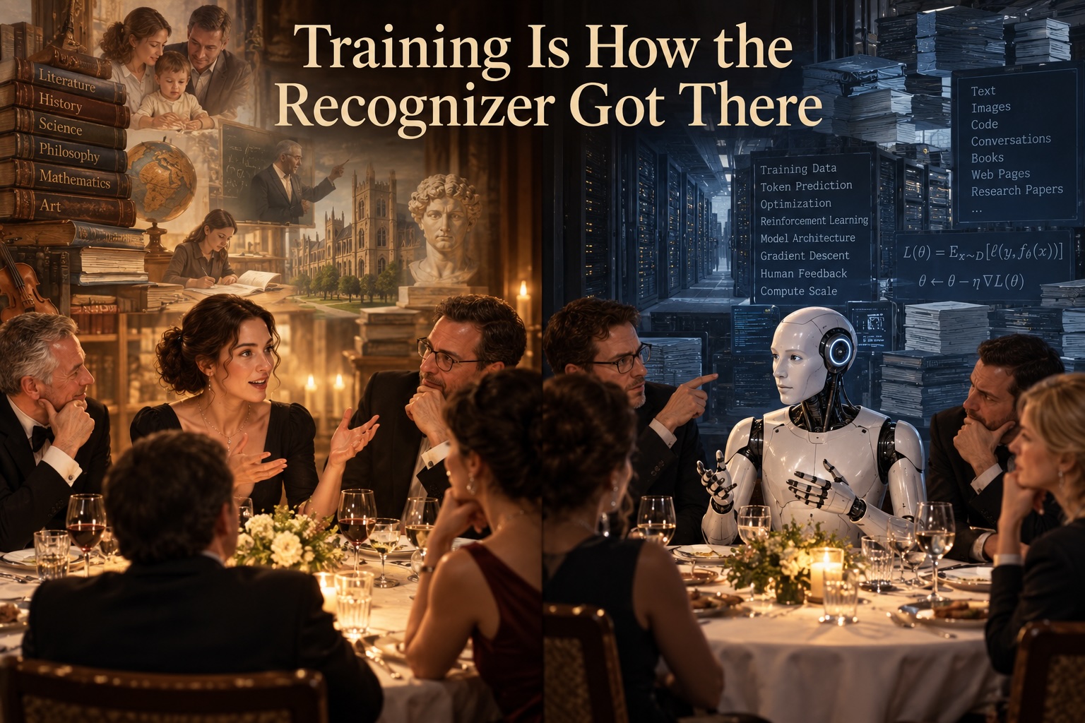 Lead image for Training Is How the Recognizer Got There.